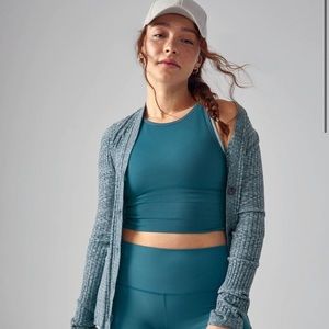 Athleta Aurora High Neck Crop Tank
